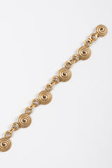 Recess Los Angeles Vintage Byzantine Swirl Link Bib Necklace