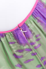 Recess Los Angeles Vintage Ombré Silk Chiffon Neon Brights Slurpee Dress