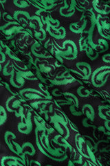 Recess Los Angeles Vintage No Label Geoffrey Beene Sheer Panel Satin Gown