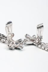 Recess Los Angeles Vintage Crystal Rhinestone Emerald Pointed Drop Earrings