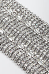 Recess Los Angeles Vintage Wavy Crystal Rhinestone Cuff Bracelet