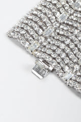 Recess Los Angeles Vintage Wavy Crystal Rhinestone Cuff Bracelet