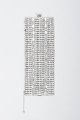 Recess Los Angeles Vintage Wavy Crystal Rhinestone Cuff Bracelet