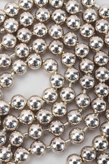 Recess Los Angeles Vintage Double Strand Ball Chain Star Silver necklace Rhinestone Box Clasp