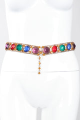 Recess Los Angeles Vintage Rainbow Gemstone Treasure Metal Mesh Belt