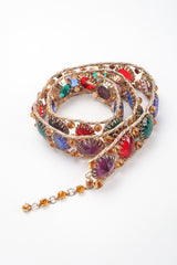 Recess Los Angeles Vintage Rainbow Gemstone Treasure Metal Mesh Candy Crush Belt