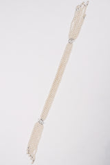 Recess Los Angeles Vintage Pearl Waterfall Necklace Neckerchief II