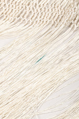 Recess Los Angeles Vintage Embroidered Roses Triangle Silk Piano Shawl