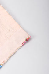 Recess Los Angeles Vintage Butterfly Sequins Halter Long Pink Beige Dress Iridescent Beads Multicolor