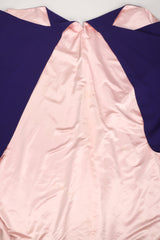 Recess Los Angeles Vintage Mr.Blackwell Draped Sleeveless Kimono Duster Robe