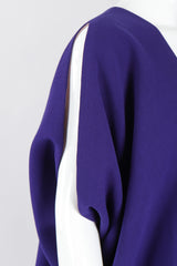 Recess Los Angeles Vintage Mr.Blackwell Draped Sleeveless Kimono Duster Robe