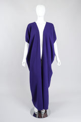 Recess Los Angeles Vintage Mr.Blackwell Draped Sleeveless Kimono Duster Robe