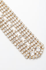 Recess Los Angeles Vintage Crystal Rhinestone Straight Frame Buckle Belt