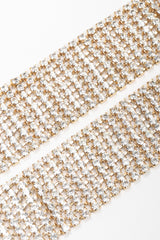 Recess Los Angeles Vintage Crystal Rhinestone Straight Frame Buckle Belt