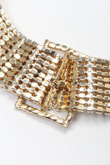 Recess Los Angeles Vintage Crystal Rhinestone Straight Frame Buckle Belt