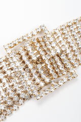Recess Los Angeles Vintage Crystal Rhinestone Straight Frame Buckle Belt