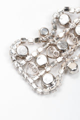 Recess Los Angeles Vintage Crystal Rhinestone Metal Lace Belt