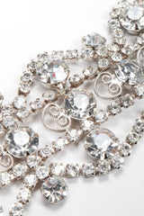 Recess Los Angeles Vintage Crystal Rhinestone Metal Lace Belt