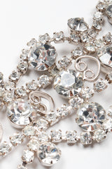 Recess Los Angeles Vintage Crystal Rhinestone Metal Lace Belt