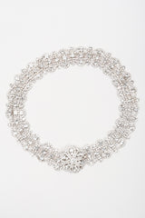 Recess Los Angeles Vintage Crystal Rhinestone Metal Lace Belt