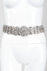 Recess Los Angeles Vintage Crystal Rhinestone Metal Lace Belt