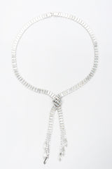 Recess Los Angeles Vintage Crystal Lariat Knot Necklace