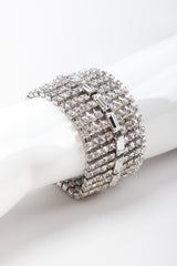 Recess Los Angeles Vintage Wide Crystal Baguette Bracelet