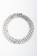 Recess Los Angeles Vintage Triple Strand Rhinestone Crystal Collar Necklace