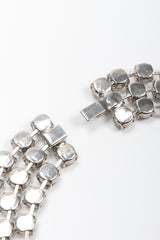 Recess Los Angeles Vintage Triple Strand Rhinestone Crystal Collar Necklace