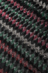 Recess Los Angeles Vintage Metallic Lamé Medallion Caftan Poncho Tunic