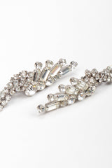 Recess Los Angeles Vintage Crystal Rhinestone Waterfall Ear Cuff Climber Earrings