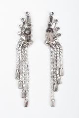 Recess Los Angeles Vintage Crystal Rhinestone Waterfall Ear Cuff Climber Earrings