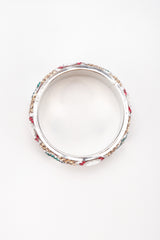 Recess Los Angeles Vintage Crystal Rhinestone Flame Indian Paisley Gucci Bangle