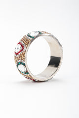 Recess Los Angeles Vintage Crystal Rhinestone Flame Indian Paisley Gucci Bangle