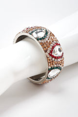 Recess Los Angeles Vintage Crystal Rhinestone Flame Indian Paisley Gucci Bangle