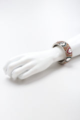 Recess Los Angeles Vintage Crystal Rhinestone Flame Indian Paisley Gucci Bangle