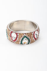 Recess Los Angeles Vintage Crystal Rhinestone Flame Indian Paisley Gucci Bangle