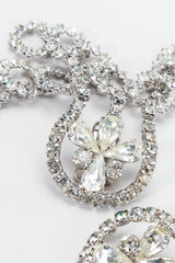 Vintage SIlver Crystal Circle Fringe Earrings at Recess Los Angeles