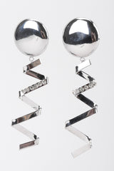 Recess Los Angeles Vintage Silver Balloon Confetti Drop Earrings