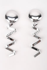 Recess Los Angeles Vintage Silver Balloon Confetti Drop Earrings