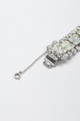 Recess Los Angeles Vintage Art Deco Crystal Baguette Watch Bracelet