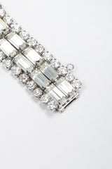 Recess Los Angeles Vintage Art Deco Crystal Baguette Watch Bracelet