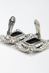 Recess Los Angeles Vintage Old Hollywood Smoky Quartz Crystal Earrings