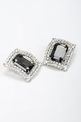 Recess Los Angeles Vintage Old Hollywood Smoky Quartz Crystal Earrings