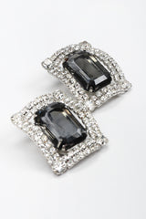 Recess Los Angeles Vintage Old Hollywood Smoky Quartz Crystal Earrings