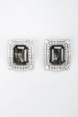 Recess Los Angeles Vintage Old Hollywood Smoky Quartz Crystal Earrings