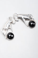 Recess Los Angeles Vintage Sterling Silver Meta Hands Earrings