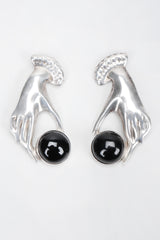Recess Los Angeles Vintage Sterling Silver Meta Hands Earrings