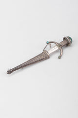 Recess Los Angeles Vintage Unsigned Sterling Silver Mexico Swashbuckling Sword Pin Brooch