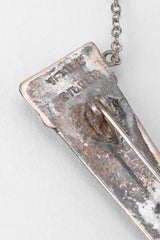 Recess Los Angeles Vintage Unsigned Sterling Silver Mexico Swashbuckling Sword Pin Brooch